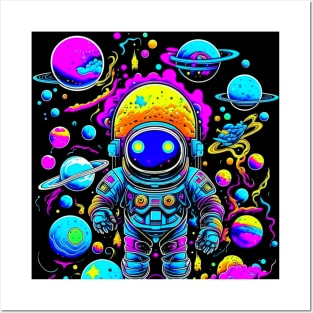 Cosmic Astronaut Posters and Art